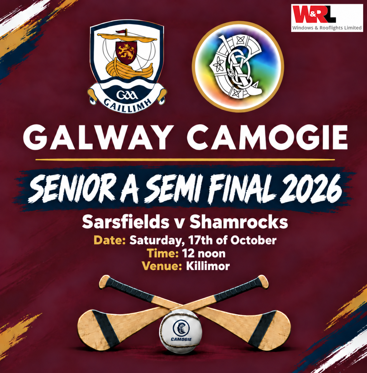 Sarsfields v Shamrocks SENIOR A SEMI FINAL 2026 thumbnail