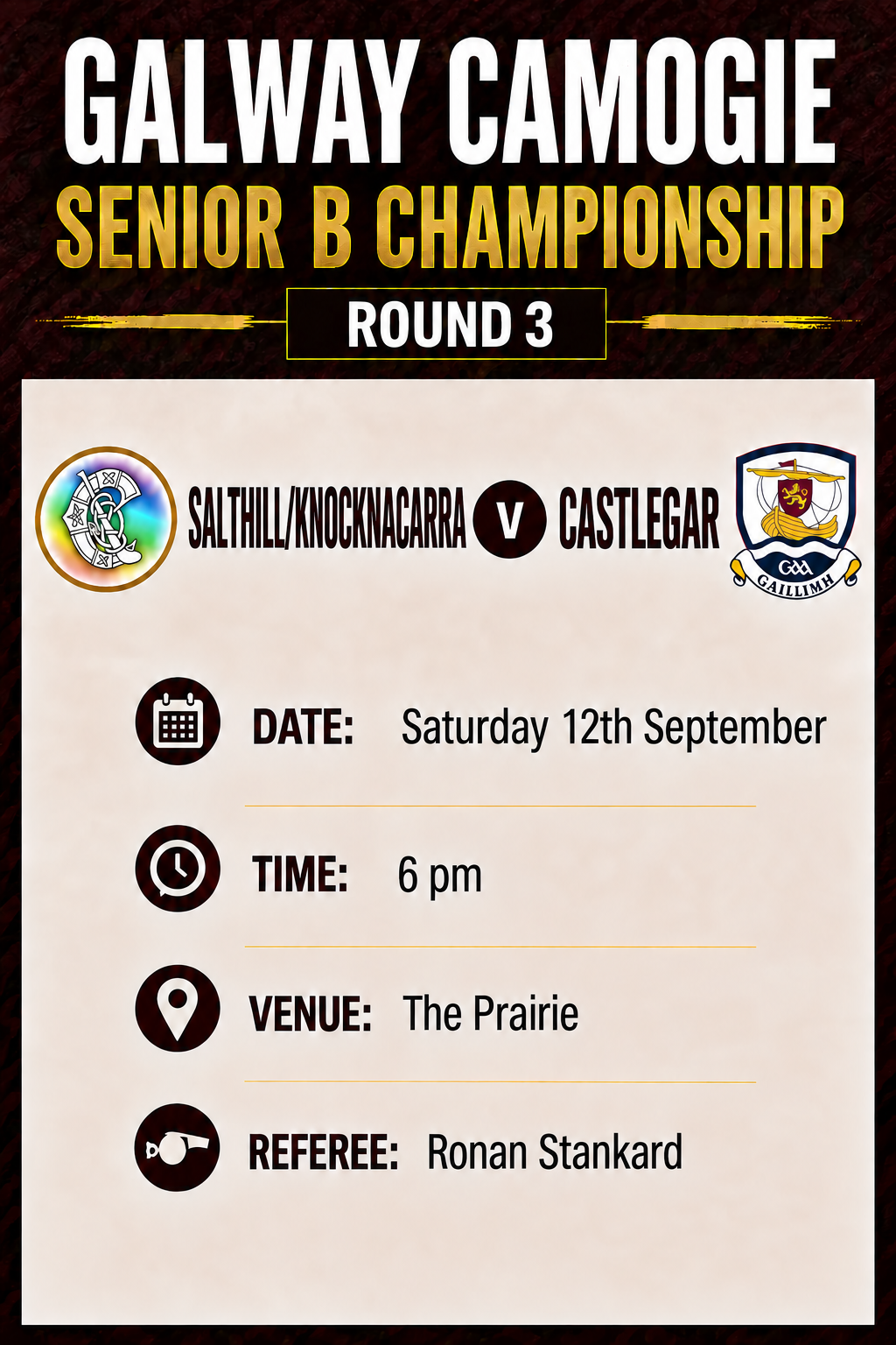 Salthill Knocknacarra v Castlegar SENIOR B thumbnail