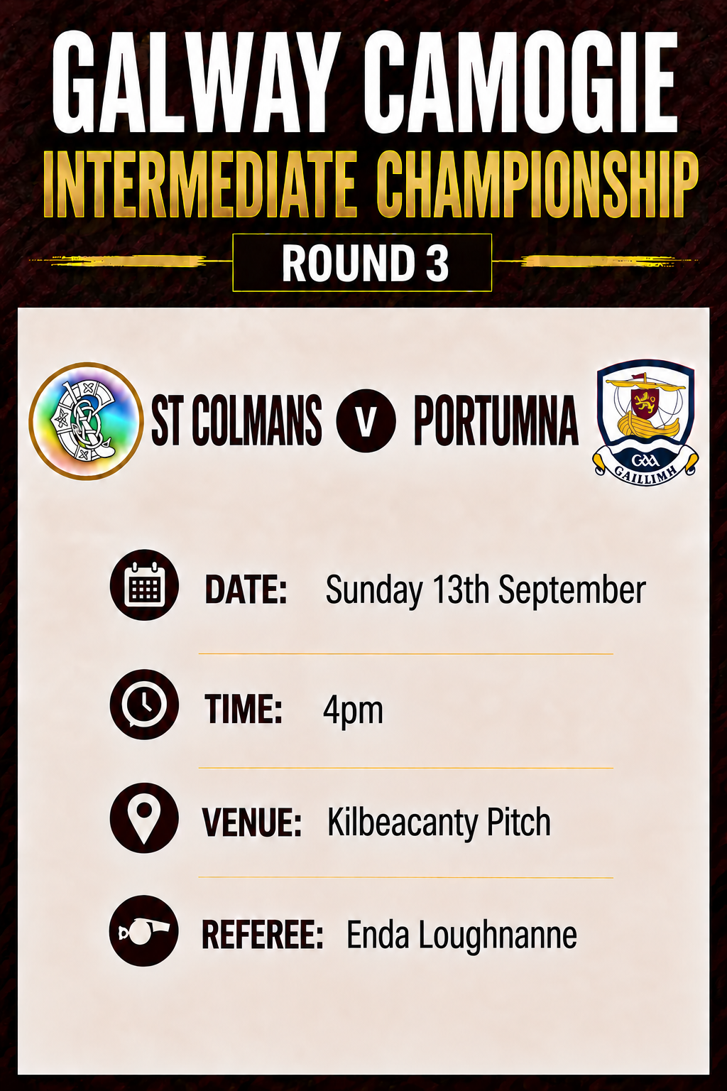 St Colmans v Portumna INTERMEDIATE thumbnail