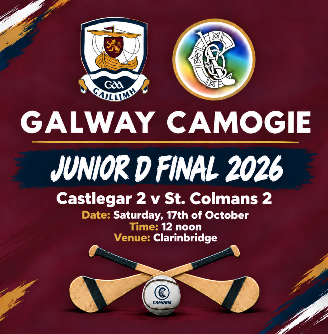 Castlegar 2 v St Colmans 2 JUNIOR D FINAL 2026 thumbnail