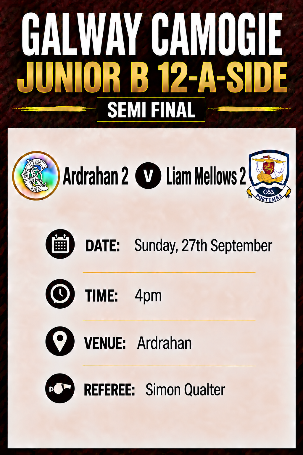 JUNIOR B 12-A-SIDE SEMI FINAL thumbnail
