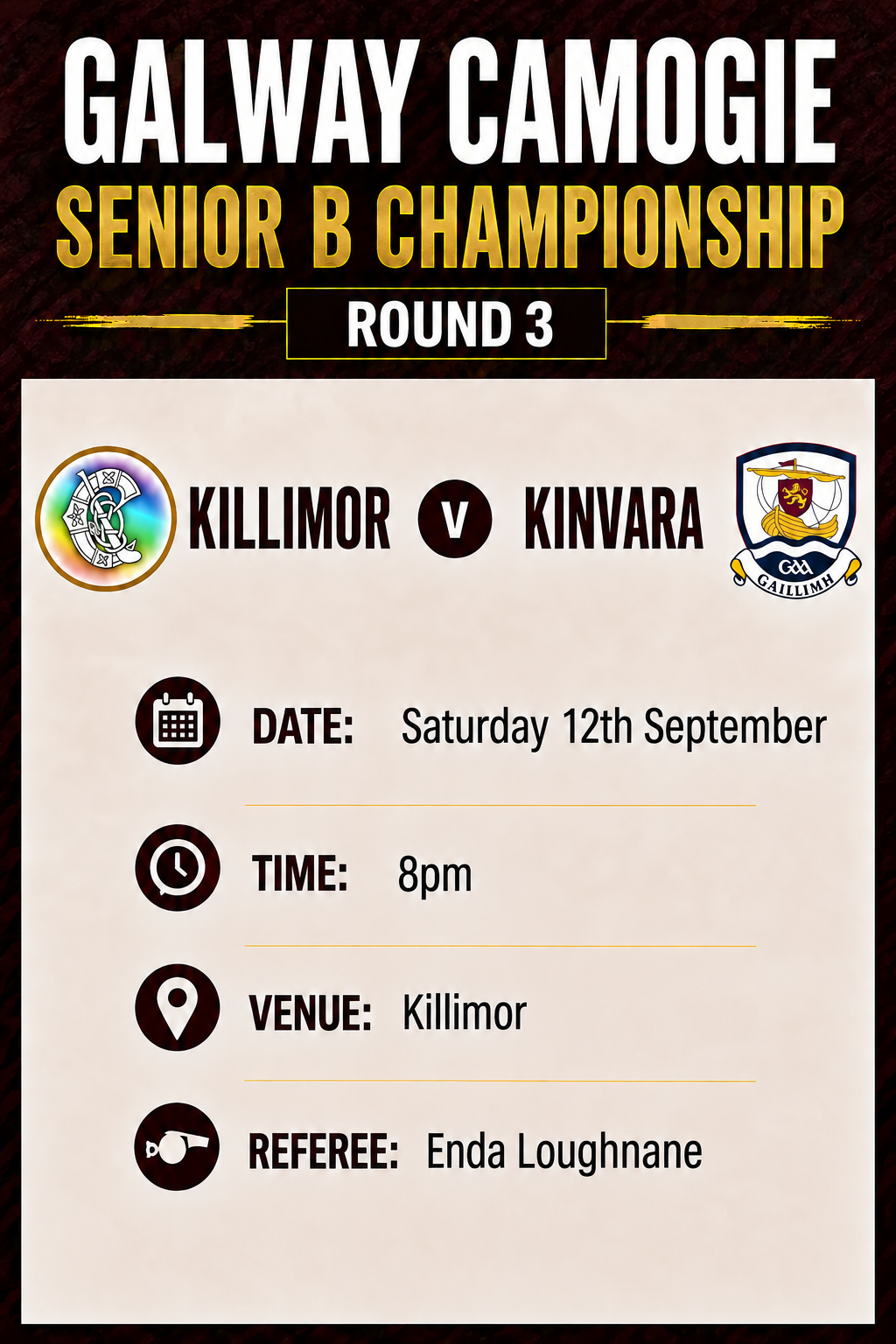 Killimor v Kinvara SENIOR B thumbnail