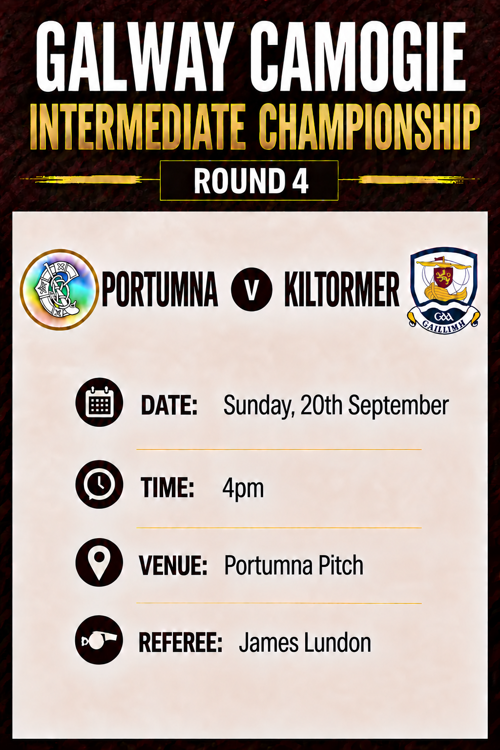 Portumna v Kiltormer INTERMEDIATE thumbnail