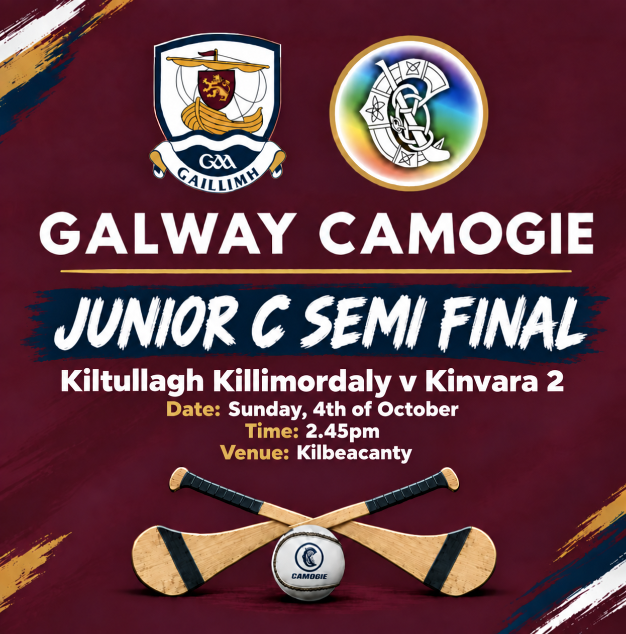 Kiltullagh Killimordaly v Kinvara 2 JUNIOR C SEMI thumbnail
