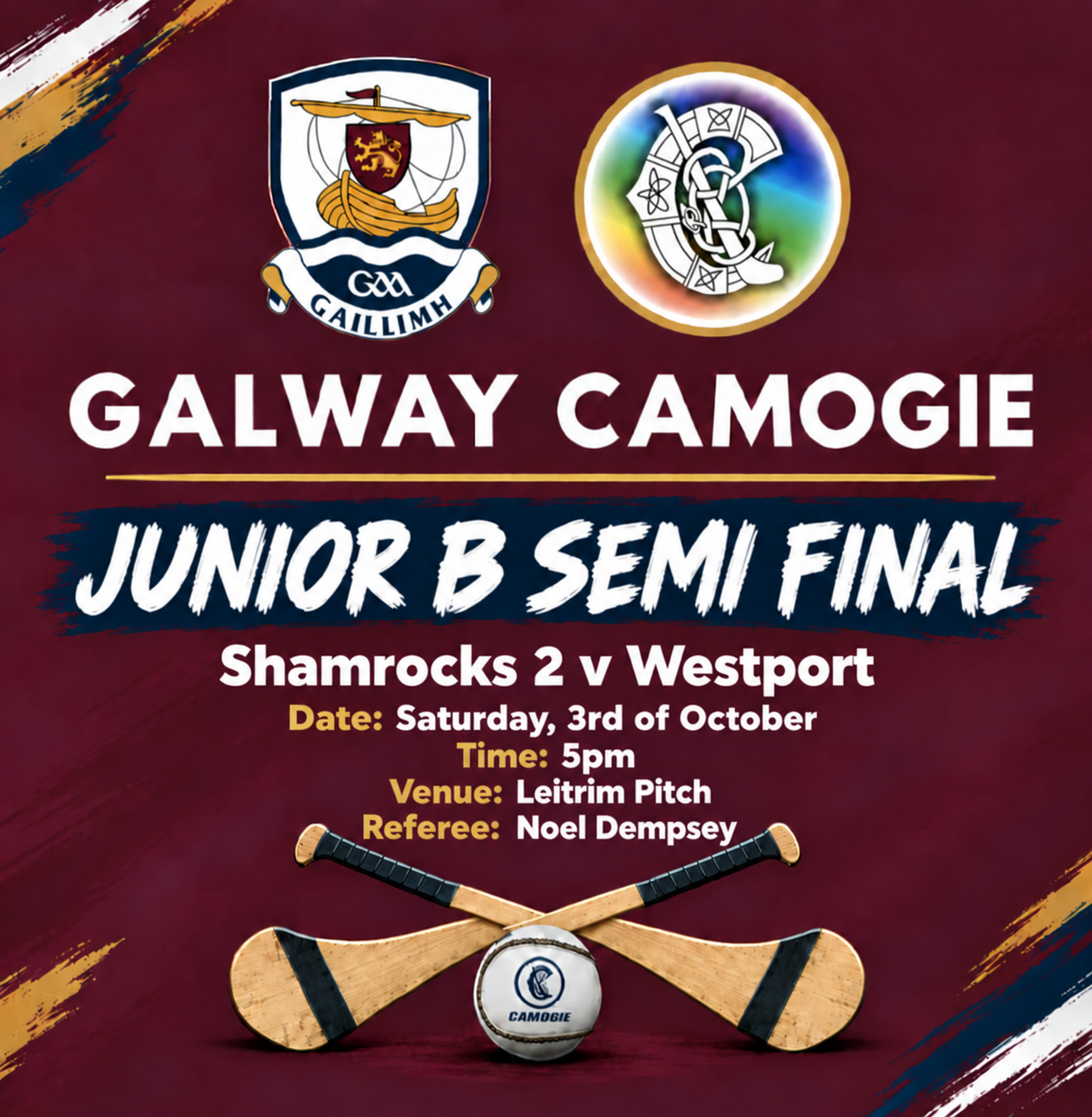 Shamrocks 2 v Westport JUNIOR B SEMI FINAL thumbnail