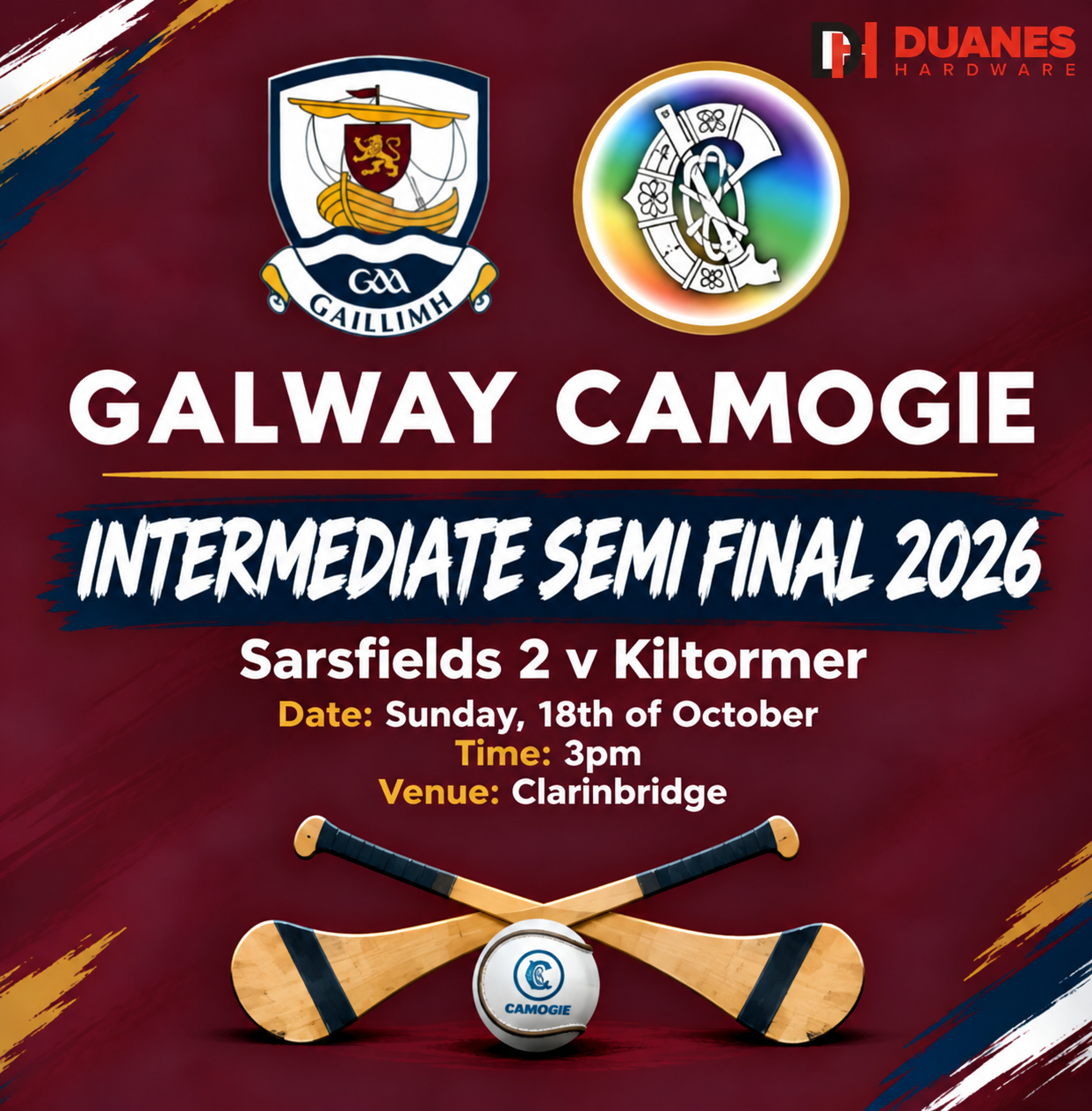 Sarsfields 2 v Kiltormer INTERMEDIATE SEMI FINAL thumbnail