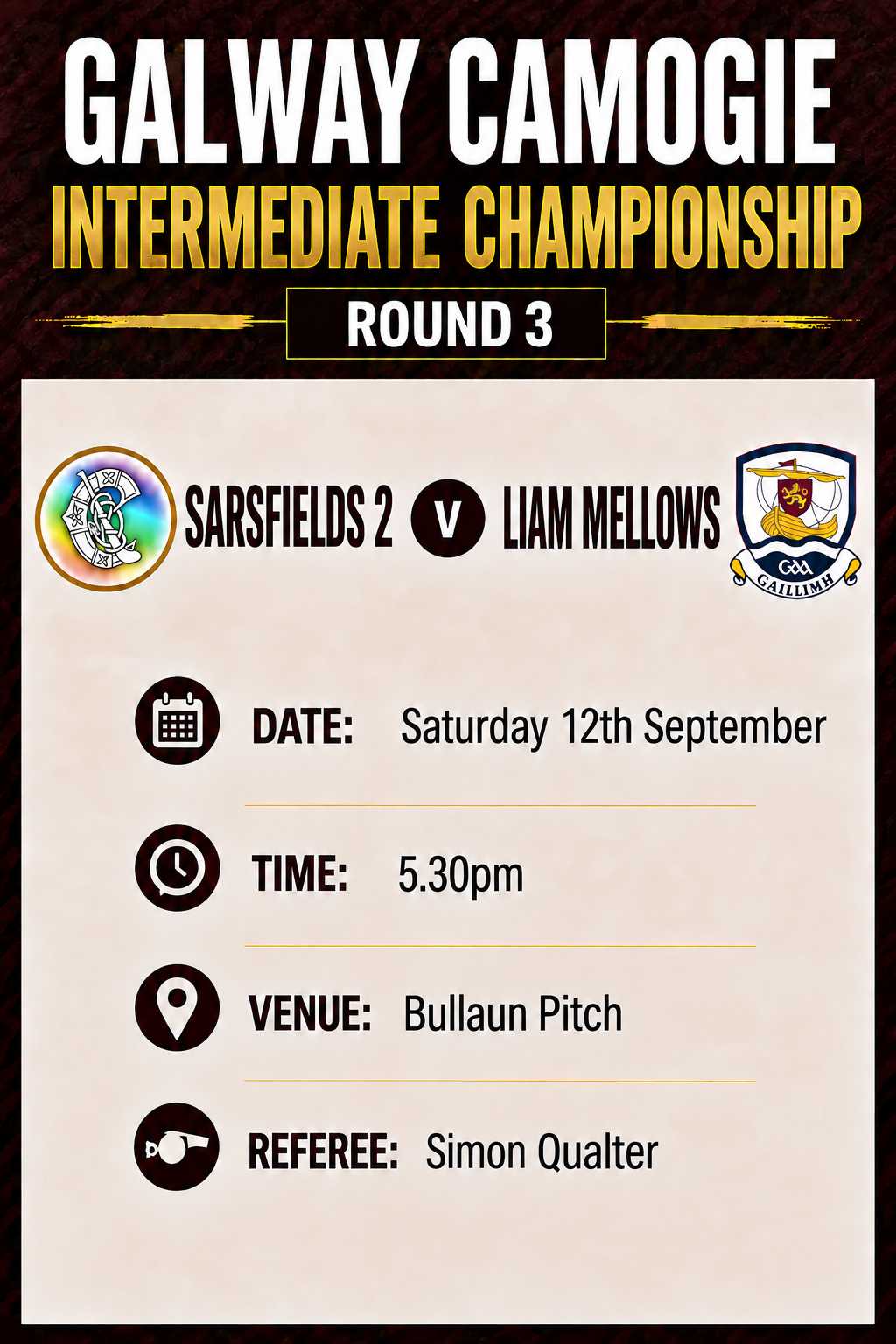Sarsfields 2 v Liam Mellows INTERMEDIATE thumbnail