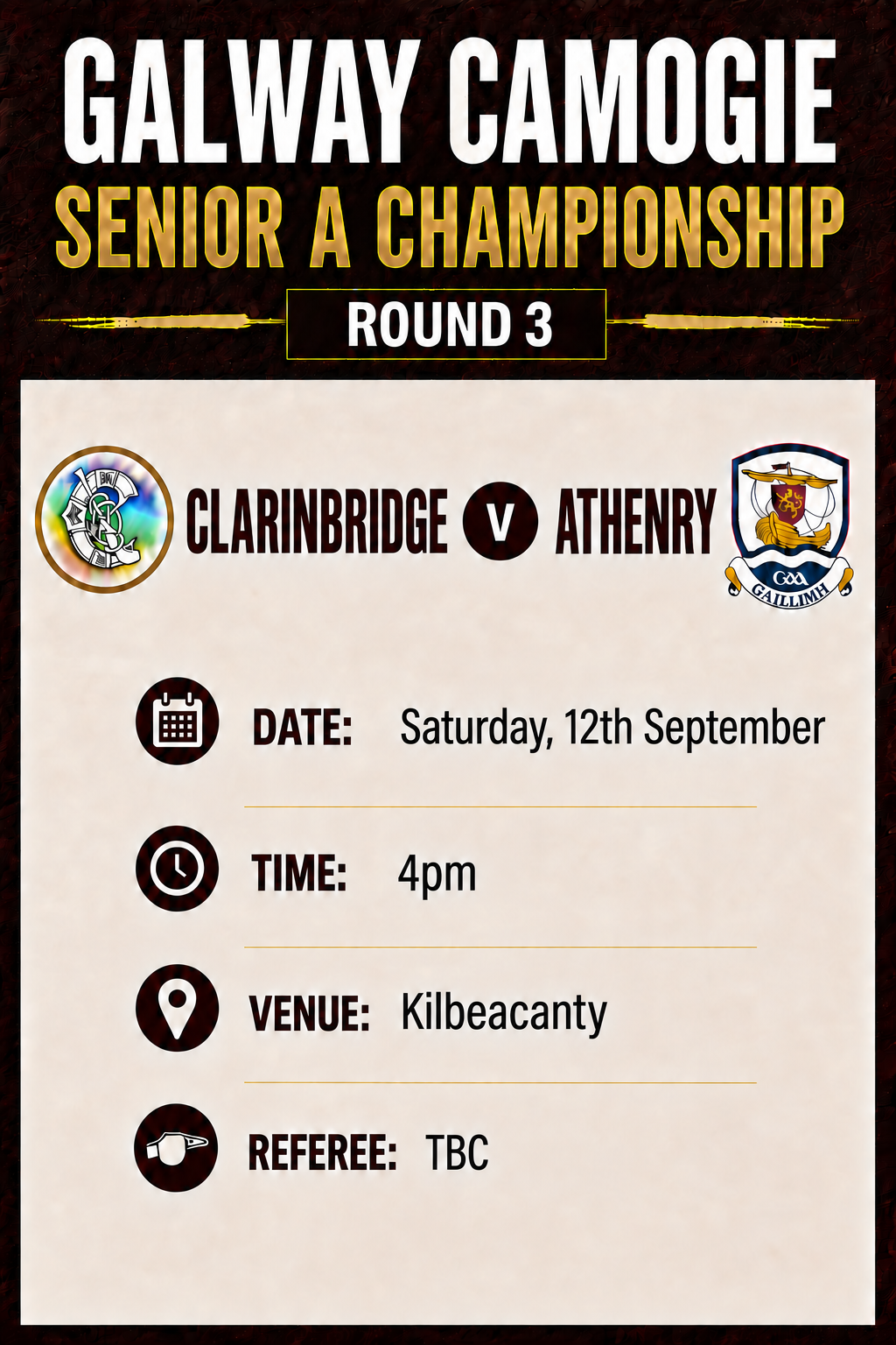 Clarinbridge v Athenry SENIOR A thumbnail